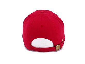 Šestipanelová kšiltovka se sandwich kšiltem, červená