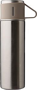 SHADY Sada termosky (420 ml) a tří hrnků (150 ml), stříbrná