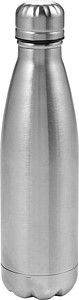 SIARA Dvoustěnná vakuová termoska, 500 ml, stříbrná - reklamní předměty