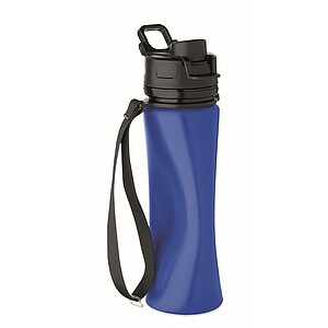 Silikónová športová fľaša 500 ml, kráľovská modrá