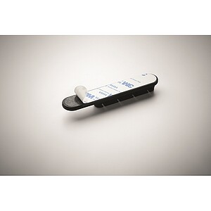 Silikónový organizér káblov, čierna