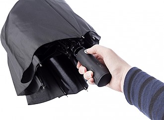 Skládací automatický deštník s bezdrátovým reproduktorem v rukojeti