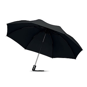 Skladací automatický O/C dáždnik, čierny