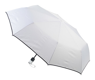 Skládací automatický OC deštník, pr. 95cm, bílý