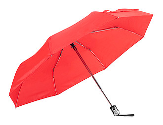 Skládací automatický OC deštník, pr. 98cm, červený