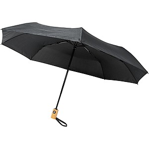Skladací dáždnik s automatickým otváraním, priemer 98 cm, čierna