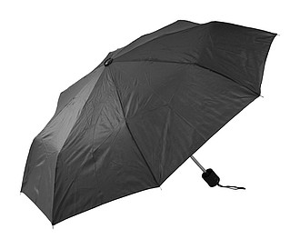 Skládací deštník, manuální, pr. 98cm, černý