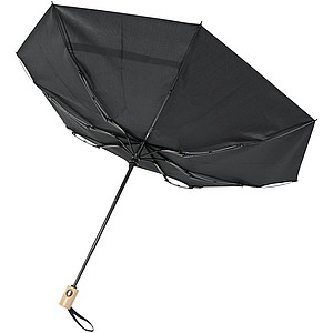 Skládací deštník s automatickým otevíráním, průměr 98cm, černá