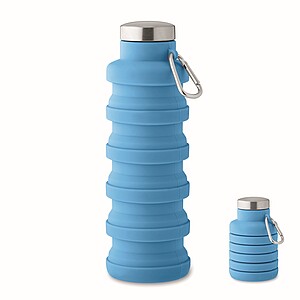 Skládací láhev 500ml, světle modrá