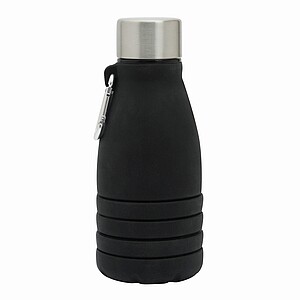 Skládací láhev na pití 550 ml, černá