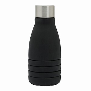 Skládací láhev na pití 550 ml, černá