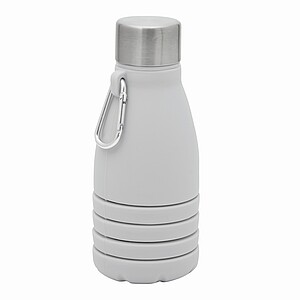 Skládací láhev na pití 550 ml, šedá