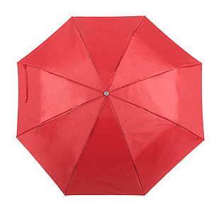 Skládací manuální deštník, pr. 96cm, červený
