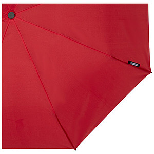 Skladací manuálny dáždnik, pr. 96cm, z RPET, červený