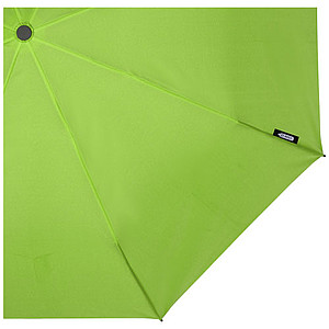 Skladací manuálny dáždnik, pr. 96cm, z RPET, svetlozelený