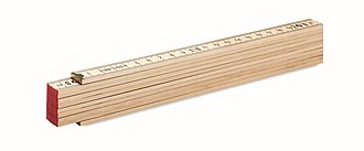 Skladací meter, 2m, brezové drevo