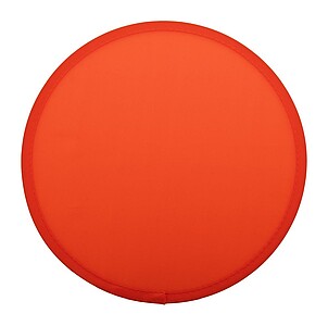 Skládací RPET polyesterové frisbee s pouzdrem, červená