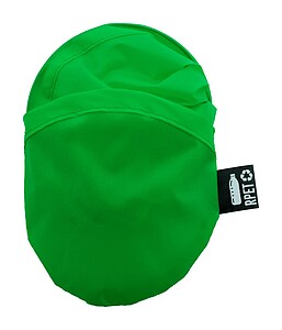 Skládací RPET polyesterové frisbee s pouzdrem, zelená