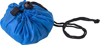 Skládací sportovní taška z RPET, 210D nylon, modrá