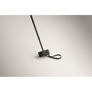 Skládací větruodolný deštník, černá