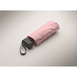 Skládací větruodolný deštník, jemně růžová