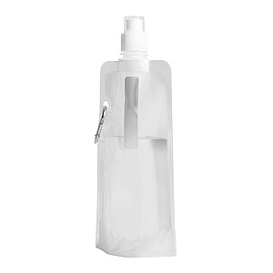 Skladacia fľaša na pitie 400 ml, biela