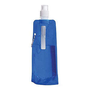 Skladacia fľaša na pitie 400 ml, modrá