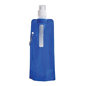 Skladacia fľaša na pitie 400 ml, modrá