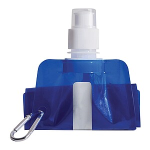 Skladacia fľaša na pitie 400 ml, modrá