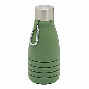 Skladacia fľaša na pitie 550 ml, vojenská zelená