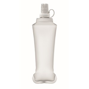 Skladacia fľaša na vodu 500 ml, biela