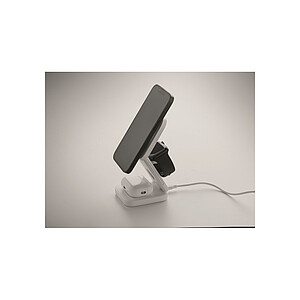 Skladacia nabíjacia stanica 3v1, biela