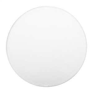 Skladacie RPET polyesterové frisbee s púzdrom, biela