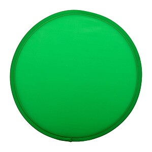 Skladacie RPET polyesterové frisbee s púzdrom, zelená