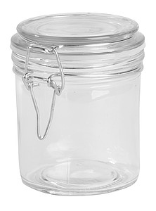 Sklenená dóza na potraviny so skleneným viečkom, 280ml