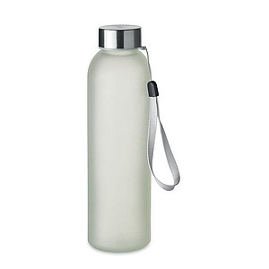 Sklenená fľaša na pitie s povrchom na sublimáciu, 500 ml, kovové viečko