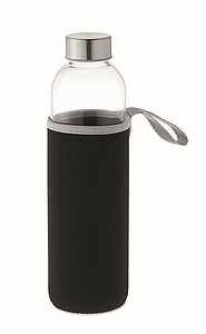 Sklenená fľaša s neoprénovým obalom, 750 ml