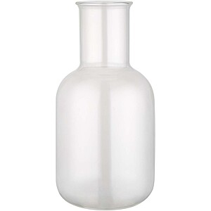 Skleněná karafa a sada šálků, transparentní