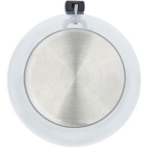 Skleněná láhev na pití, 500ml, s neoprenovým obalem, sv. modrá