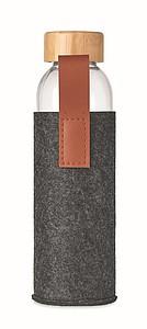 Skleněná láhev na pití 500ml, s RPET rukávem
