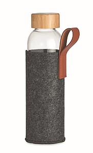 Skleněná láhev na pití 500ml, s RPET rukávem