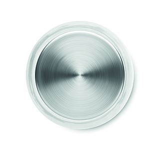 Skleněná láhev na pití s hliníkovým víčkem, 500ml, transparentní