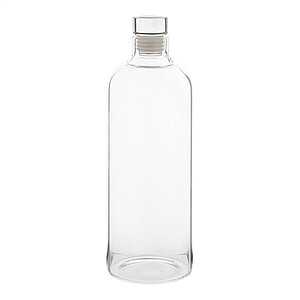 Skleněná láhev, transparentní
