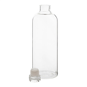 Skleněná láhev, transparentní