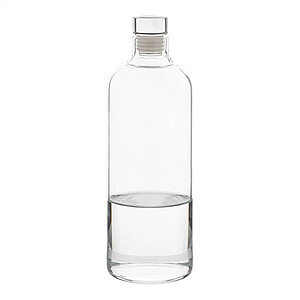 Skleněná láhev, transparentní