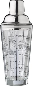 Skleněný šejkr na koktejly, 400 ml