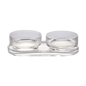 Skleněný tapas set, transparentní
