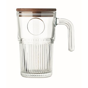 Sklenice jako hrnek 450 ml, transparentní