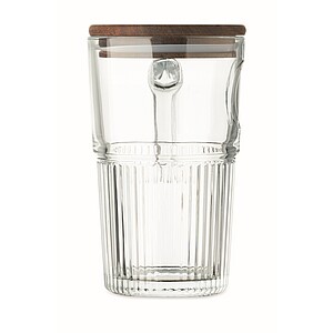 Sklenice jako hrnek 450 ml, transparentní