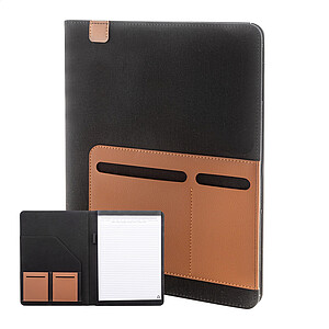 Složka na dokumenty z recyklovaného canvas, černá